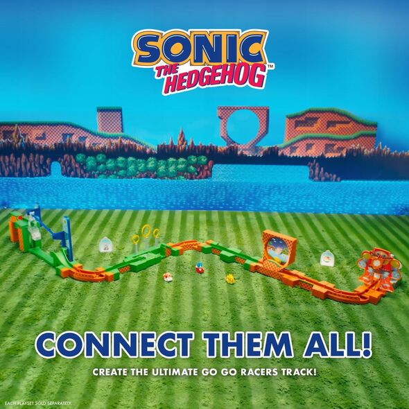 SONIC Go Go Racers Zestaw Delux, pojazd
