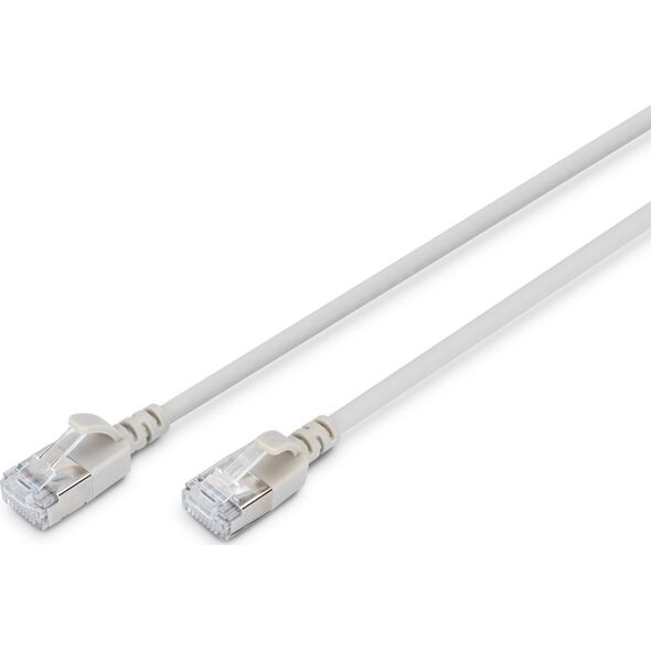 Digitus CAT 6A klasa Ea, F/FTP, skrętka patch, Cu, LSZH, AWG 32/7, długość: 5 m, szary