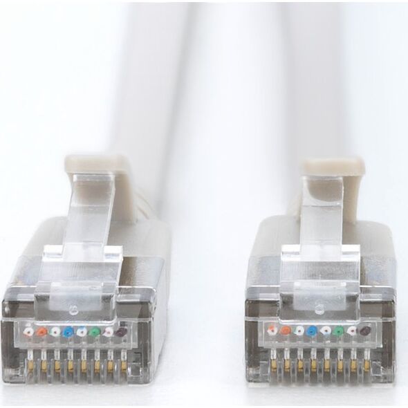 Digitus CAT 6A klasa Ea, F/FTP, skrętka patch, Cu, LSZH, AWG 32/7, długość: 5 m, szary