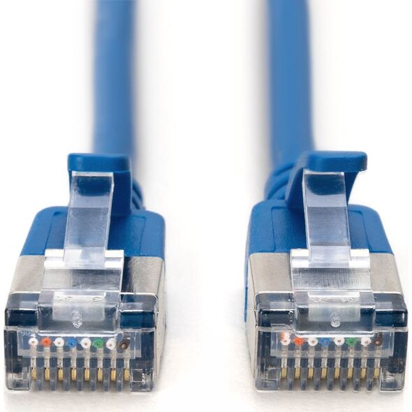 Digitus CAT 6A klasa Ea, F/FTP, skrętka patch, Cu, LSZH, AWG 32/7, długość: 1 m, niebieski