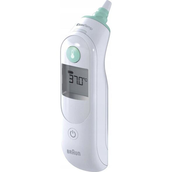Braun IRT6525 termometr elektroniczny Termometr kontaktowy Biały Ucho Przyciski
