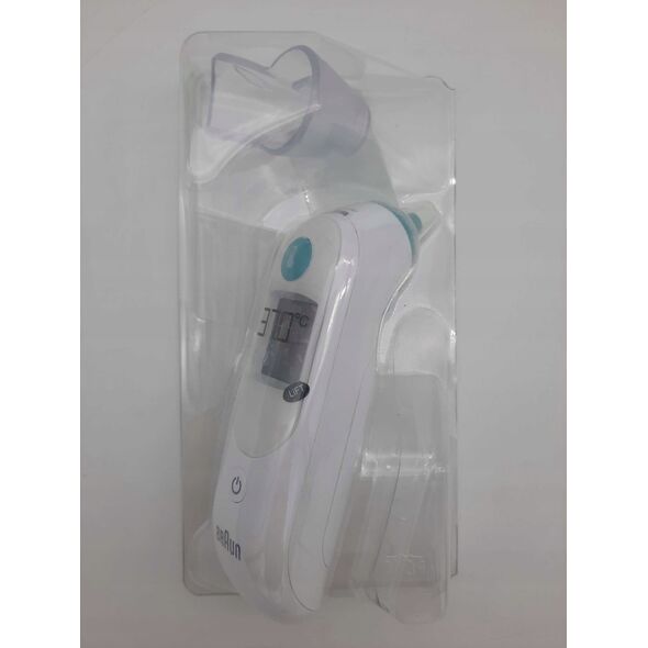 Braun IRT6525 termometr elektroniczny Termometr kontaktowy Biały Ucho Przyciski