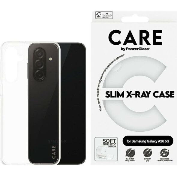 Etui CARE by PanzerGlass Fashion X-Ray    do Samsung Galaxy A26 5G przezroczysty