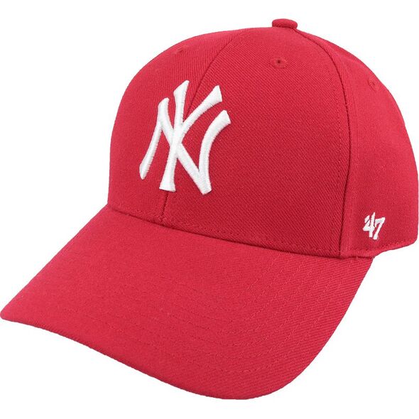 47 Brand Czapka z daszkiem Mlb New York Yankees Yth czerwona r. uniwersalny (B-MVP17WBV-RD)