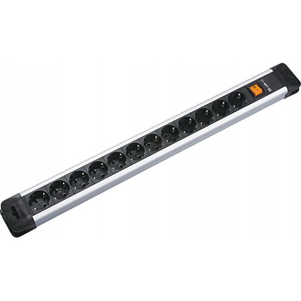 Πολύπριζο Bachmann Bachmann Power Socket Strip "Connectus", 9-port, με διακόπτη, καλώδιο σύνδεσης 2,0 m - 330.102