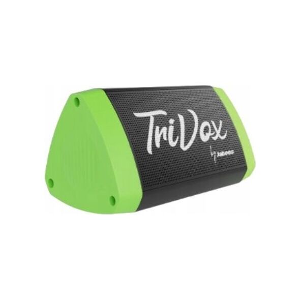 Głośnik Bluetooth Jabees Trivox 7w Wodoodporny Ip66 + Aux Radio Fm Microsd / Czarno - Zielony / Forest