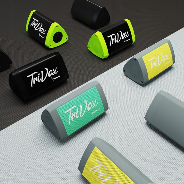 Głośnik Bluetooth Jabees Trivox 7w Wodoodporny Ip66 + Aux Radio Fm Microsd / Szaro - Zielony / Aqua