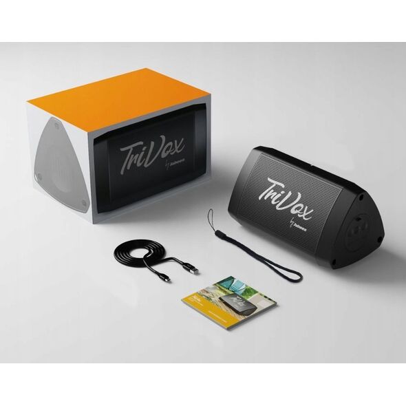 Głośnik Bluetooth Jabees Trivox 7w Wodoodporny Ip66 + Aux Radio Fm Microsd / Szaro - Żółty / Sunshine