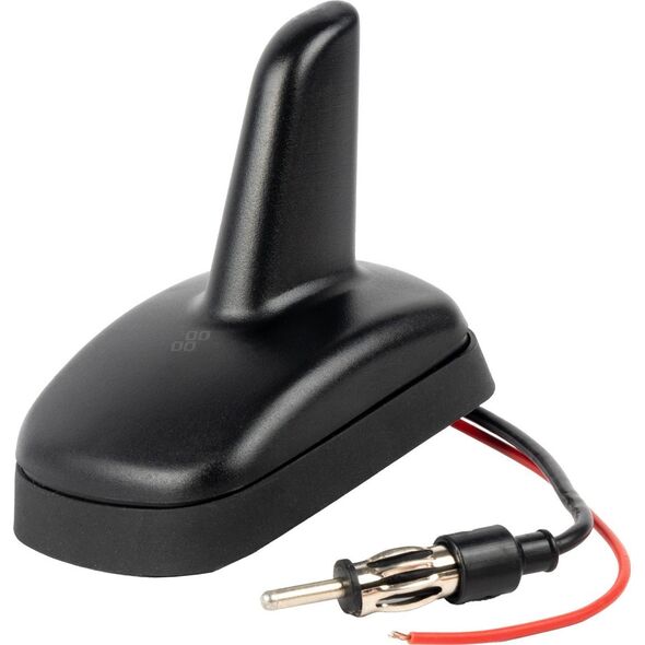 Antena samochodowa ze wzmacniaczem uniwersalna typu rekin z wtykiem din amio-04159