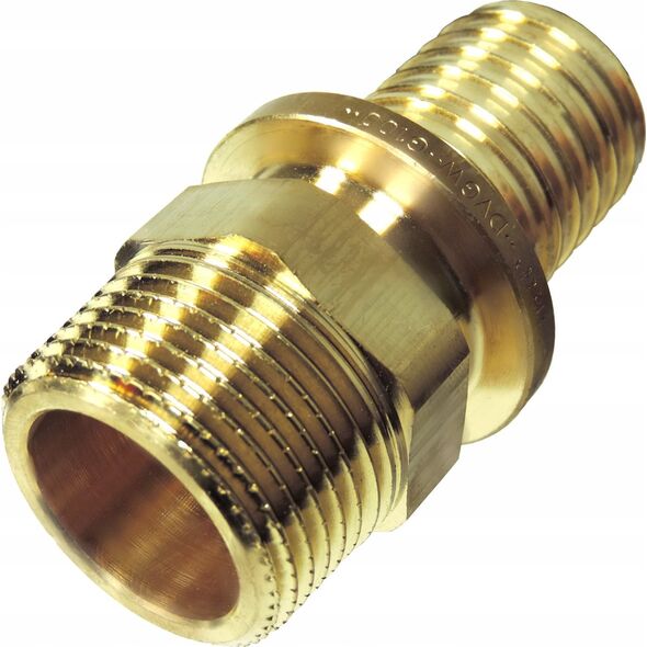 Tece Νίπελ μετάβασης εξωτερικό σπείρωμα 20x1/2" ορείχαλκος - 705503