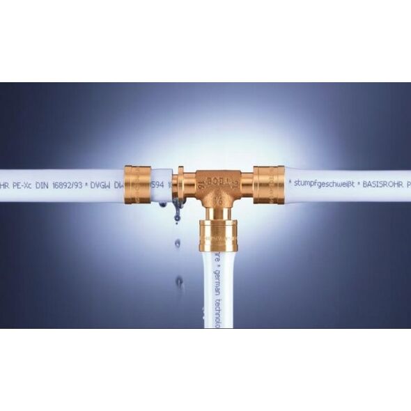 Γωνιακός προσαρμογέας Tece GZ 20x1/2" ορείχαλκος - 707520