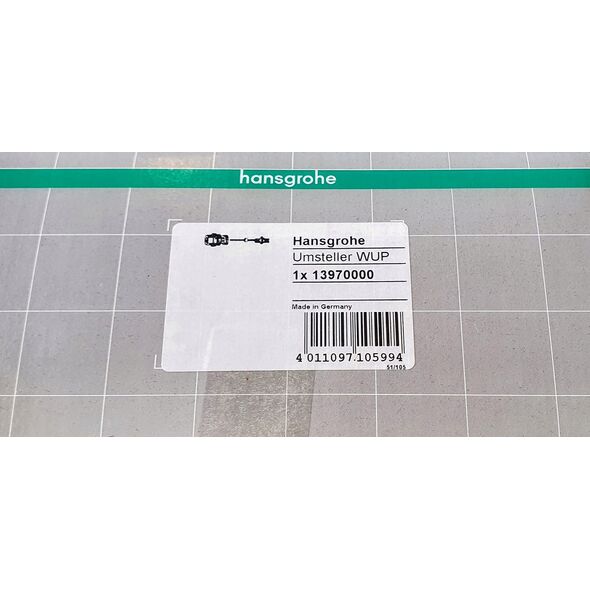 Hansgrohe Hansgrohe Διακόπτης για εντοιχισμένη μπαταρία μπανιέρας - 13970000