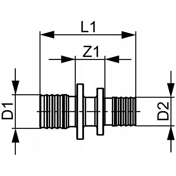 Tece Μειωτικό εξάρτημα 32 x 25mm ορείχαλκος (706507)