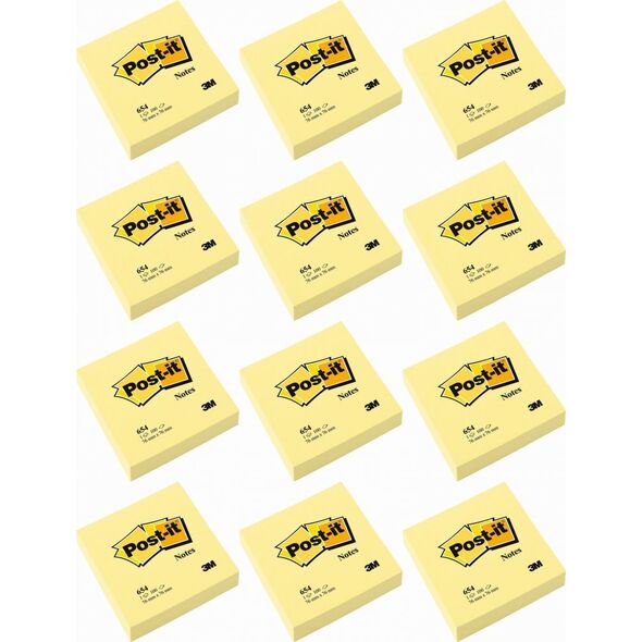Post-it ΜΠΛΟΚΑΚΙ ΑΥΤΟΚΟΛΛΗΤΟ POST-IT, ΚΙΤΡΙΝΟ, 100 ΦΥΛΛΑ, 76X76 MM XX-0048-05550