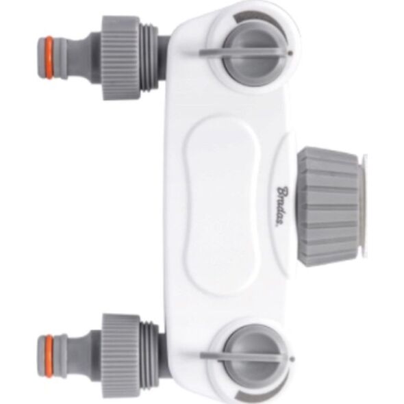 Bradas WHITE LINE Rozdzielacz 2-drożny SOLID z zaworami na kran 1" lub 3/4"