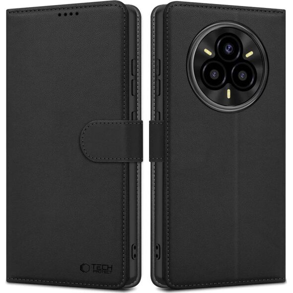 TECH-PROTECT WALLET REALME 14 PRO+ PLUS 5G MATTE BLACK