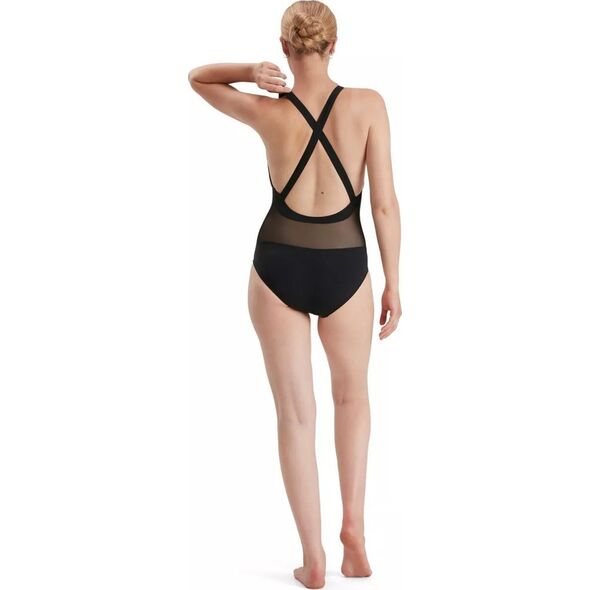 Damski strój kąpielowy Speedo ECO END  POWER XBCK AF czarny rozmiar 34