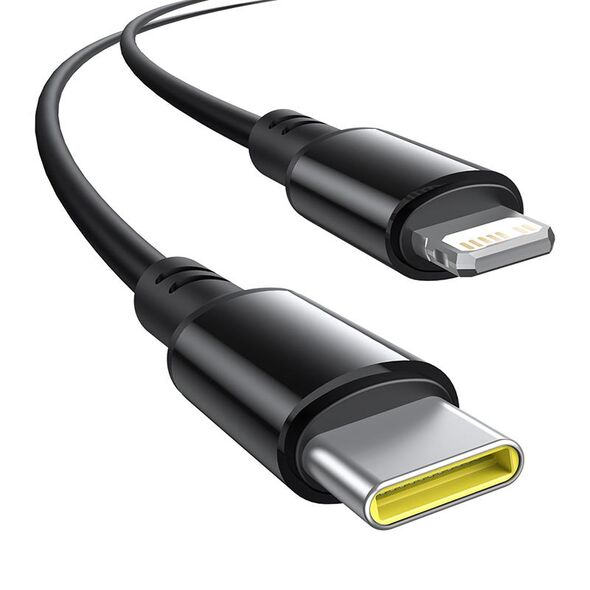 Ładowarka samochodowa Baseus 60W 2xUSB-C + wbudowany kabel USB-C, Lightning (Czarna)