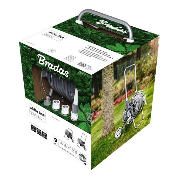 Bradas Zestaw ogrodowy White Silver Plus 30m uniwersalny (WL-W2B30)