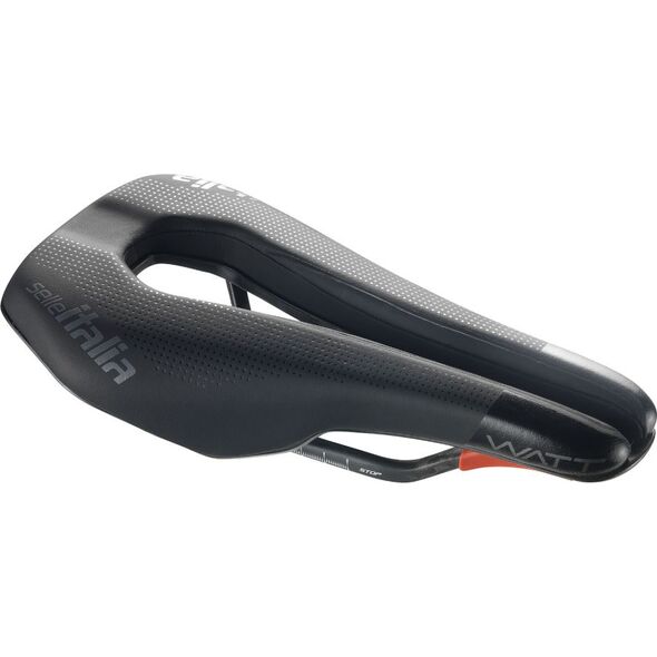 Selle Italia Siodło SELLE ITALIA WATT SUPERFLOW KIT CARBONIO (id match - U3) carbon/keramic 7x9, fibra-tek, czarne (NEW)