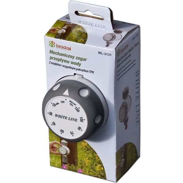 Bradas Mechaniczny zegar przepływu wody WHITE LINE WL-3131 1818