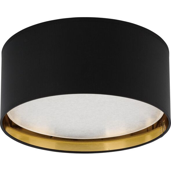 Lampa sufitowa TK Lighting Nowoczesny plafon czarny TK Lighting BILBAO 3376