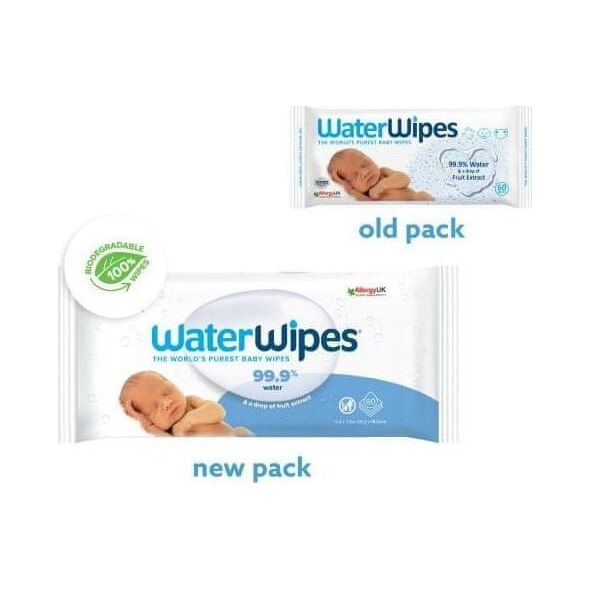 WaterWipes Chusteczki nawilżane dla dzieci WaterWipes BIO 12 x 60 sztuk