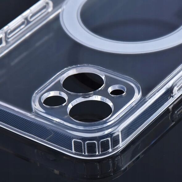OEM Futerał CLEAR MAG COVER (MID) kompatybilny z MagSafe do SAMSUNG S24 Ultra transparentny