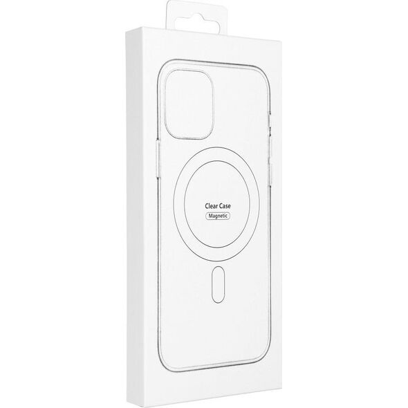 OEM Futerał CLEAR MAG COVER (MID) kompatybilny z MagSafe do IPHONE 14 Plus transparentny