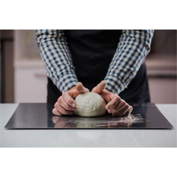 Deska do krojenia GI.METAL Gi.Metal Pastry board / cutting board of stainless steel 50x50cm with non-slip an