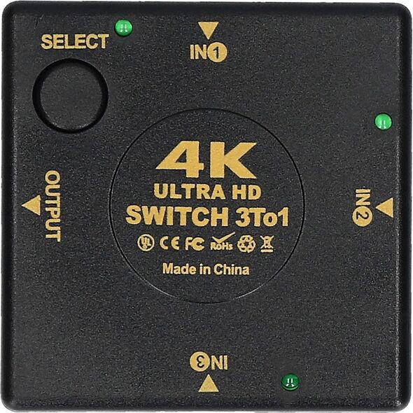 Pawonik Switch Przełącznik 3x Hdmi Ultra Hd 4K