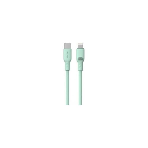 Kabel Havit Typ C-Lightning CB6281 1.0m (zielony)