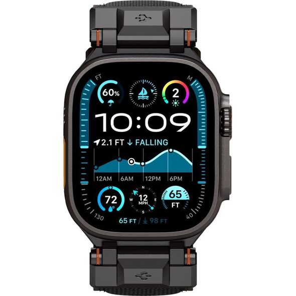 SPIGEN futerał DURAPRO ARMOR do APPLE Watch 6/7/8/9/10/SE/ULTRA 1/2 (44/45/46/49 mm) black