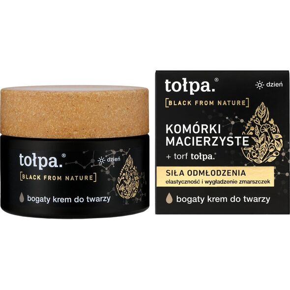 TOŁPA_Black From Nature bogaty krem do twarzy na dzień 50ml