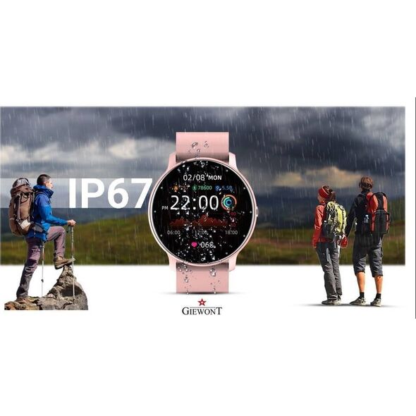 Smartwatch Giewont Sport Around GW120-1 - Powder Pink