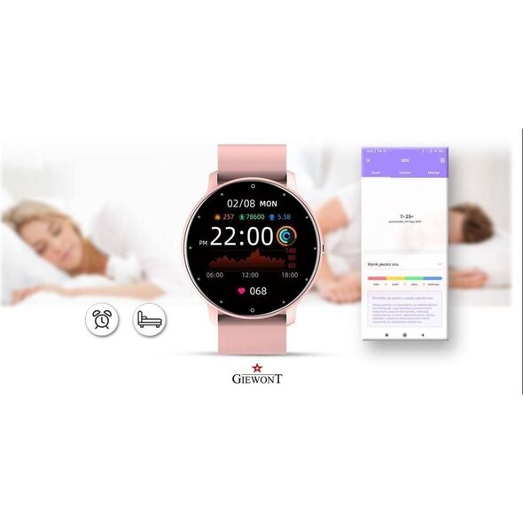 Smartwatch Giewont Sport Around GW120-1 - Powder Pink