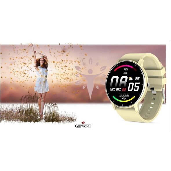 Smartwatch Giewont Sport Around GW120-6 - Ivory Effect