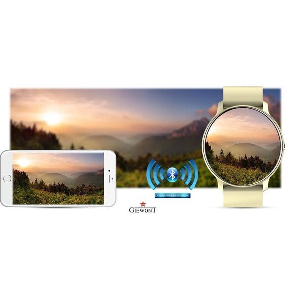 Smartwatch Giewont Sport Around GW120-6 - Ivory Effect