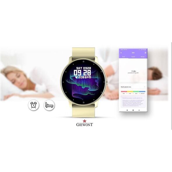 Smartwatch Giewont Sport Around GW120-6 - Ivory Effect