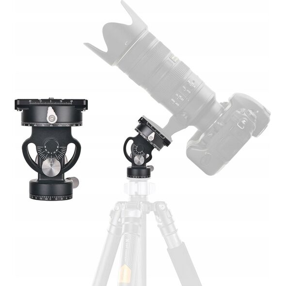 Profesjonalna Głowica Panoramiczna 10kg K&F VH-60L Aluminium 3x Podziałka / KF31.103