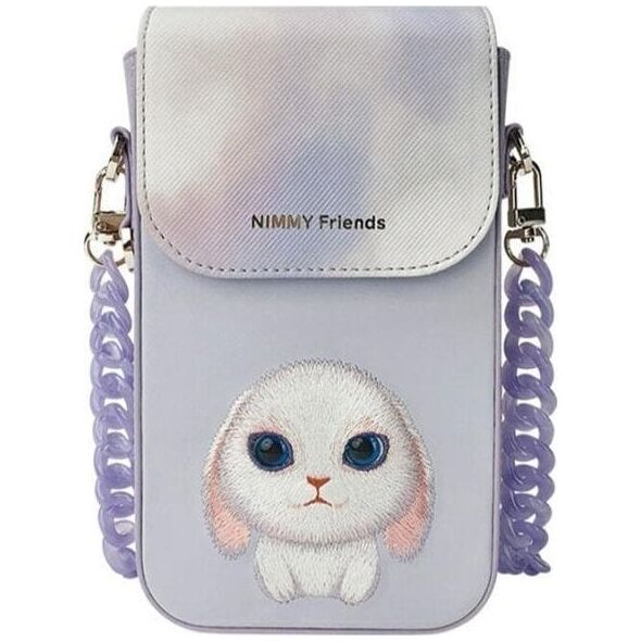 Nimmy torebka na telefon fioletowy/purple Big Eyed Pet 2.0 Rabbit