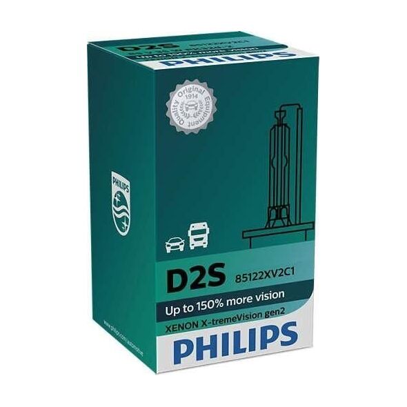 Philips ŻARÓWKA XENON D2S 85V 35W P32D-2 PHILIPS X-TREME VISION 85122XV2C1 (KARTON) /4800K/