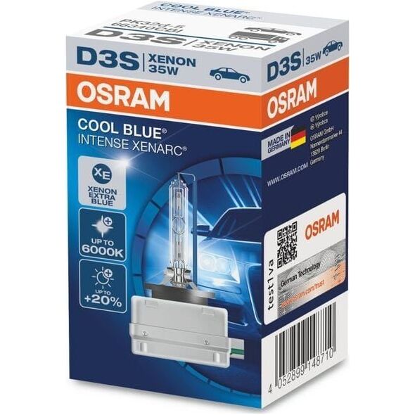 Osram OSRAM xenonová výbojka D3S XENARC COOL BLUE INTENSE 12/24V 35W PK32d-5 6000K živ.3000h (Krabička 1ks)