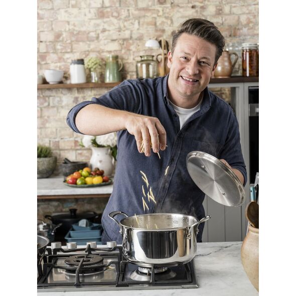 Tefal Zestaw garnków TEFAL Jamie Oliver E307S734 7 cz.