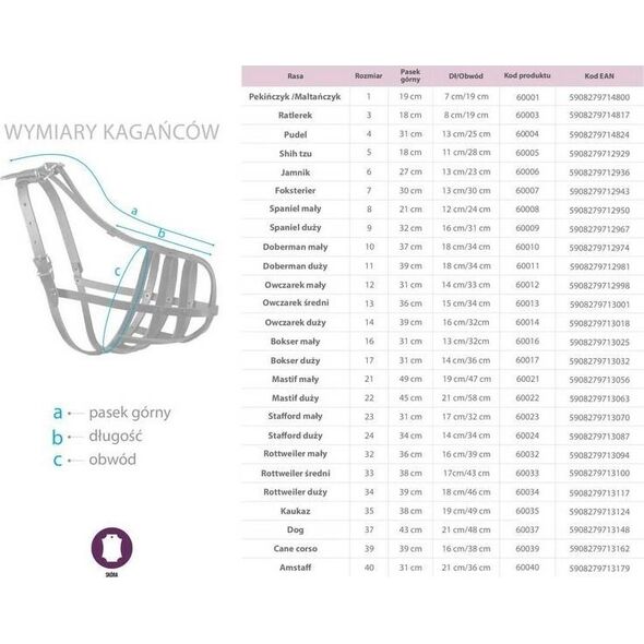 Dino DINO KAGANIEC SKORA 4 NITOWANY PUDEL 60004