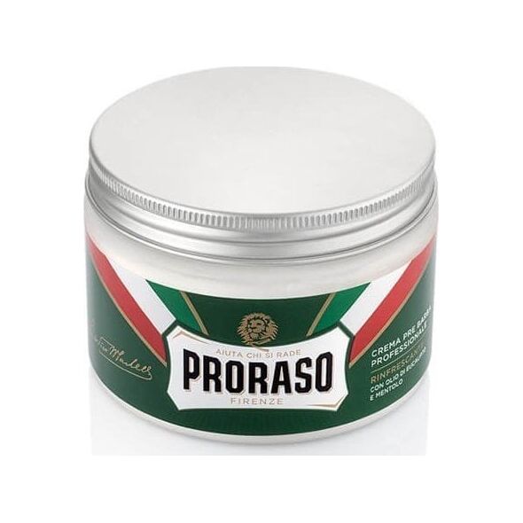 Proraso PRORASO Pre Shave Cream Zmiękczający Krem przed Goleniem Refreshing, linia zielona, 300ml