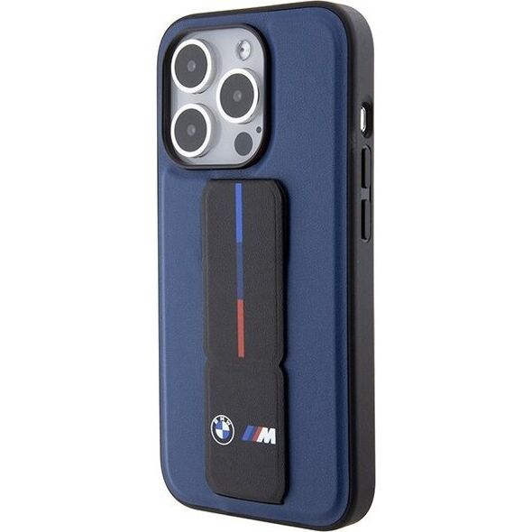 BMW BMW BMHCP15LGSPBIV iPhone 15 Pro 6.1" granatowy/navy hardcase M Grip Stand Bicolor NoSize