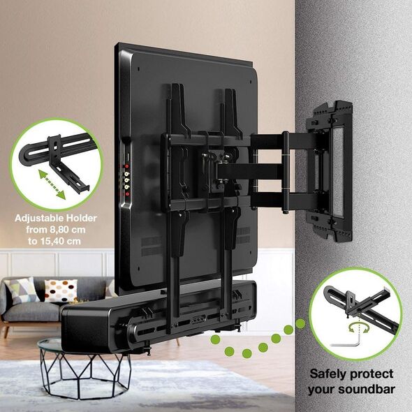 Techly Techly Uchwyt Ścienny lub VESA TV do Głośnika Soundbar