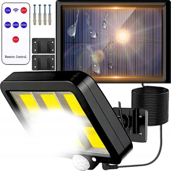 Blow 67-495# Lampa uliczna solarna 3 reflektory + czujnik