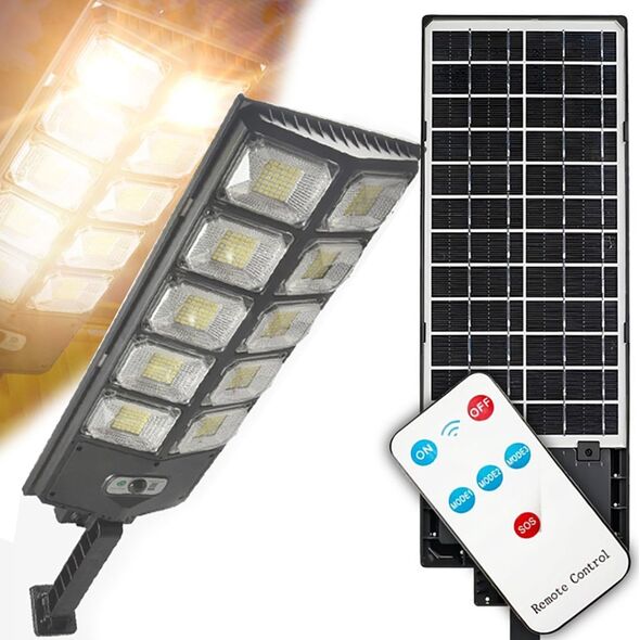 Blow 67-495# Lampa uliczna solarna 3 reflektory + czujnik